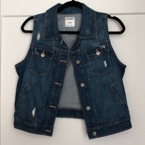 Old Navy Denim Vest Size Medium